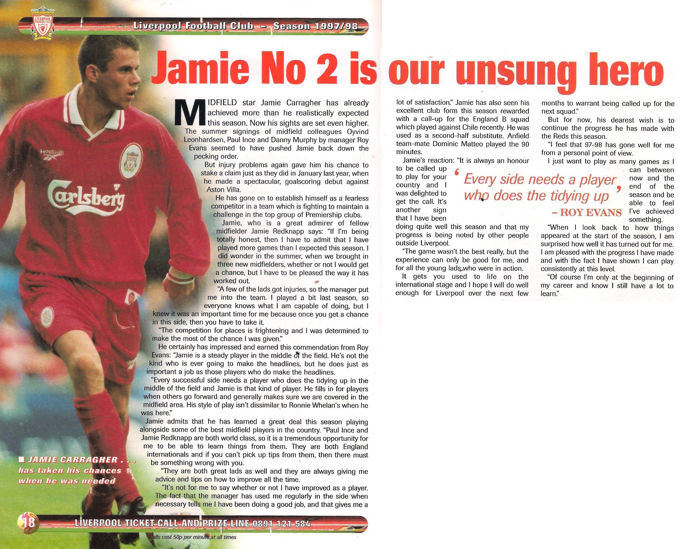 1997/98 - LFC match programme